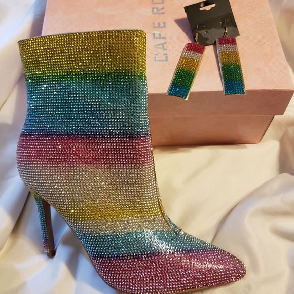Cape Robbin Shoes - Rainbow boots
